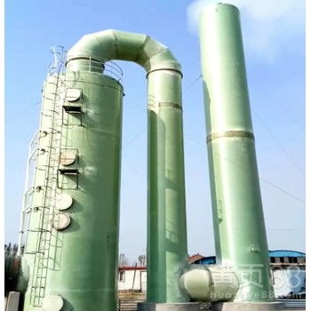 【砖厂玻璃钢脱硫塔玻璃钢脱硫除尘塔厂家直销】-